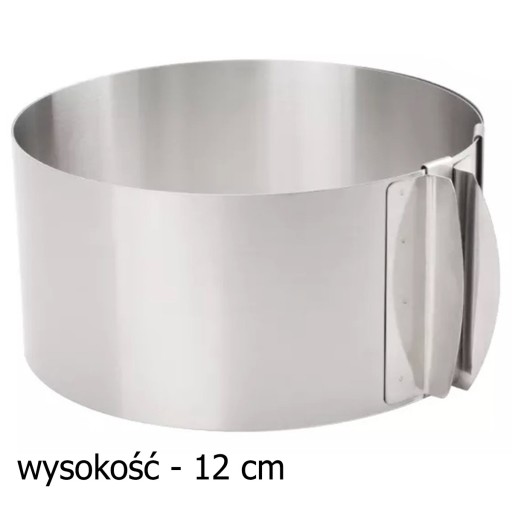 Forma na okrajovú tortu do 30 cm VÝŠKA 12 cm Odstupňovanie