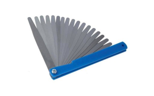 Spáromer 0,02-1mm pre nastavenie platinových ventilov