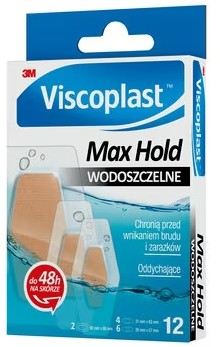 VISCOPLAST Max Hold vodeodolné náplasti 12 kusov
