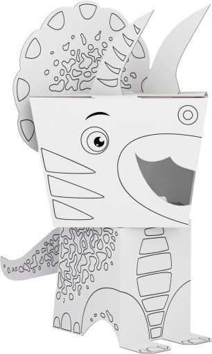 CubeHead. Model Triceratops