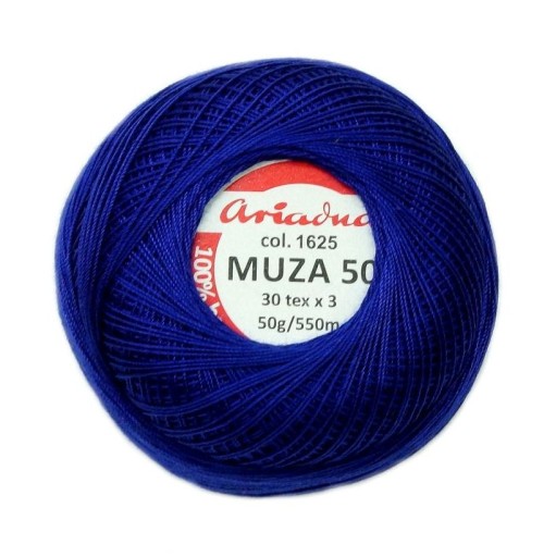 Cordonka MUZA 50 Ariadna 1625 chrpa modrá 50g 550m
