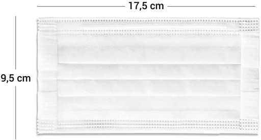SADA JEDNORAZOVÝCH BIELECH MASIEK 10 KS