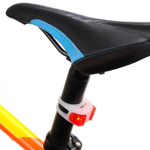 SET SVETLÁ NA BICYKEL METEOR FLEX, biele, 2 ks.