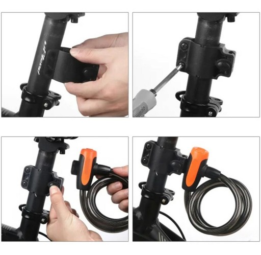 LOCK BIKE LOCK LOCK BIKE MOTOR CABLE REŤAZOVÝ KĽÚČ SILNÝ