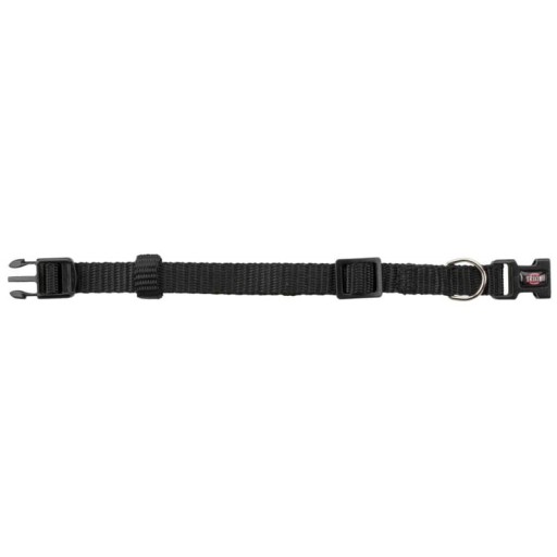 Prémiový golier, XXS–XS: 15–25 cm/10 mm, čierny