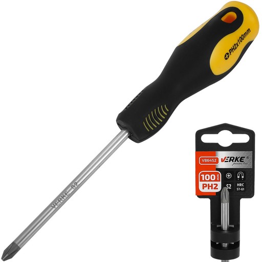 SKRUTKOVAČ PH2 100 mm SKRUTKOVAČ S2 VERKE PREMIUM LINE
