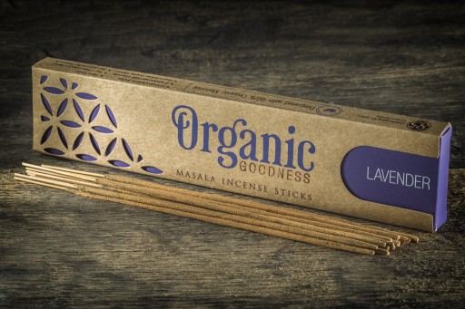 Organické vonné tyčinky Masala - Levanduľa