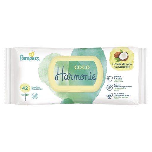 Pampers Harmonie Coco vlhčené obrúsky 1 x 42 ks.