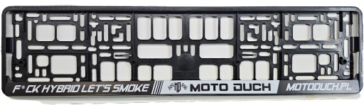 REGISTRAČNÝ RÁM MOTO SPIRIT F*CK HYBRID LET'S SMOKE BOARD FRAME