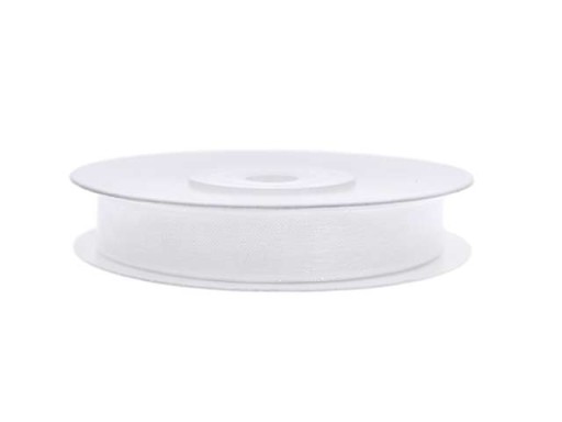 ŠIFÓNOVÁ stuha 6 mm / 25 m biela