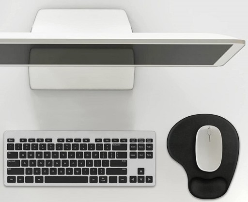 Ergonomická podložka pod myš 226 x 190 mm čierna