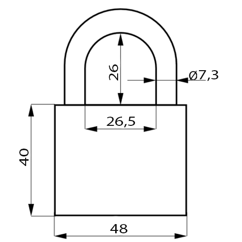 LIATINOVÁ ZÁPADKA VISIACI ZÁMOK TEPENÝ QLOCK KZM 50 MM ZLAT