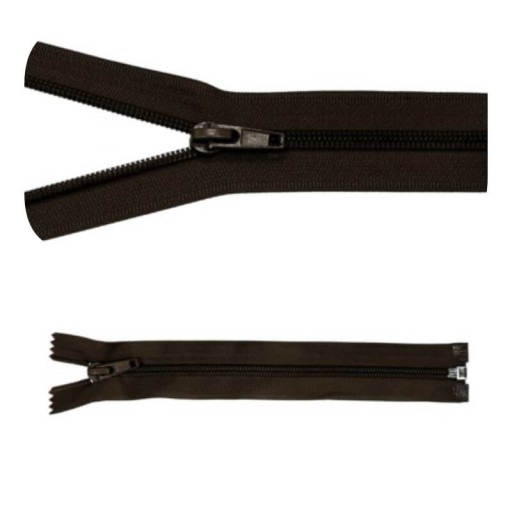 Zips 75cm Tmavohnedá 5ks MIKINA Zips