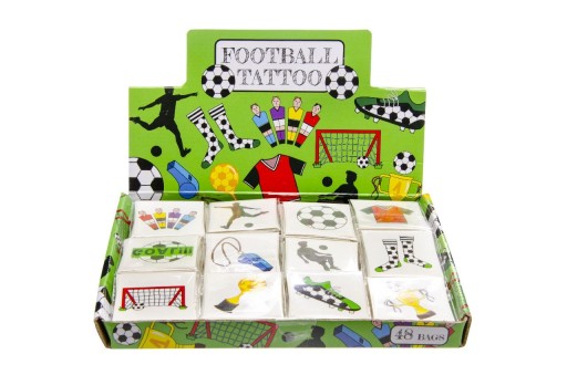 Futbalové tetovanie pre deti - 12 kusov