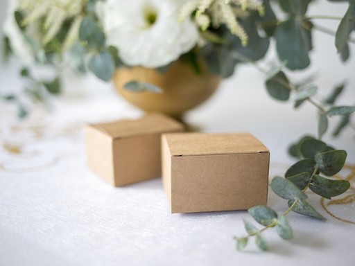 BOXY PRE HOSTÍ BOHO STYLE 10 ks, Prírodné