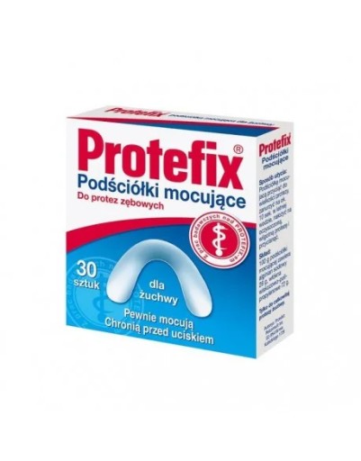 Protefix, fixačné podložky, na čeľusť, 30 ks.