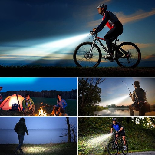 L1 LED BIKE SVETLO PREDNÉ ZADNÉ USB BICYKLOVÝ SET