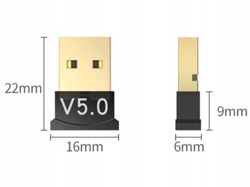 BLUETOOTH 5.0 USB ADAPTÉR PRE PC LAPTOP RÝCHLY