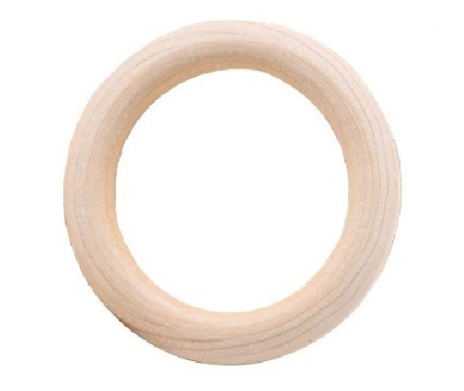 Drevené prstene DIY handicraft 80mm 1 ks