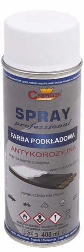 Champion ANTIKORÓZNA ZÁKLADNÁ FARBA BIELA SPREJ 400ml