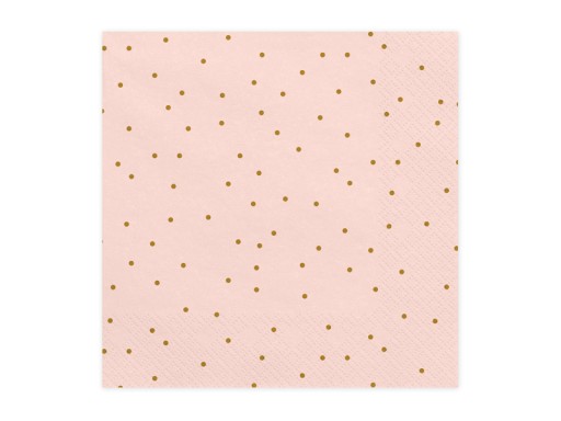 Narodeninové obrúsky Pink Dots 20 ks