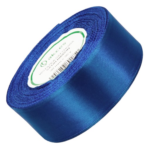 STUHA SATÉNOVÁ stuha, tmavomodrá, 38mm - 32mb