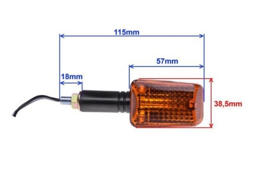 LICHOČNÍKOVÉ 12V SMEROVKY, DLHÉ RAMENO
