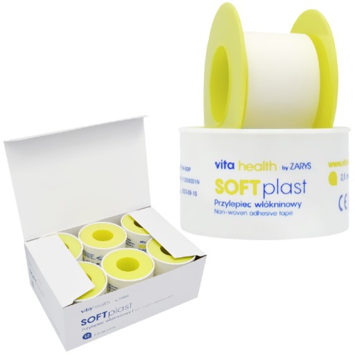 vitahealth SOFTplast NETKANÁ LEPICIA PLASTOVÁ VALKA SILNÁ 2,5cm 5m