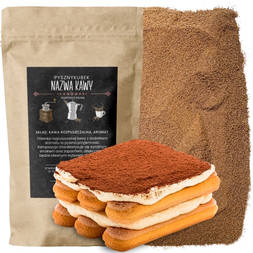 INSTANTNÁ káva s príchuťou TIRAMISU 100g kvalita