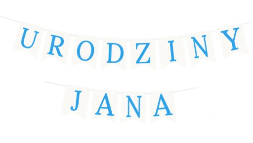 Flageta pre Banner Blue LETTER K 15x21cm