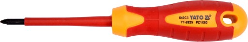 Izolovaný krížový skrutkovač 1000 V PZ1x80 mm VDE YATO YT-2825