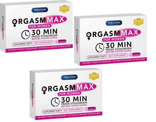 OrgasmMax pre ženy - 2 kapsuly