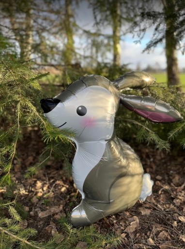 Fóliový balón Zajac 60 cm Narodeniny lesných zvieratiek