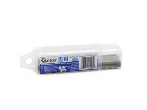 INOX KOBALTOVÁ OCELOVÁ VRTAČKA HSS-CO 2,5 mm