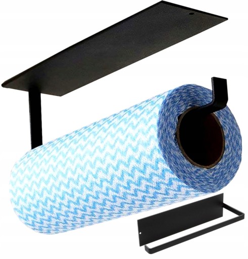 Držiak na kuchynské utierky, čierny, stabilný, papierové loft, Loft Hanger