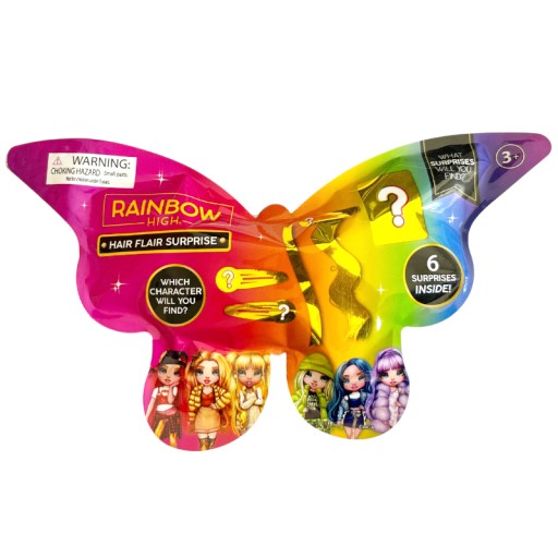 Doplnky Rainbow High Hair 6 x sponky na tašky s prekvapením