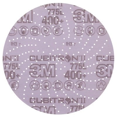 3M 775L Hookit viacotvorový brúsny kotúč P400+ 15