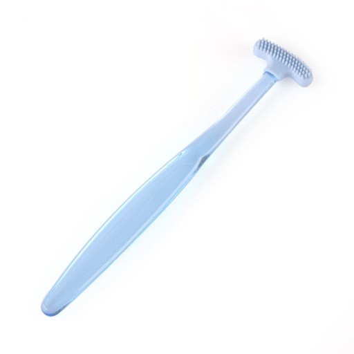 Hygienická kefka a škrabka na jazyk úsmevu
