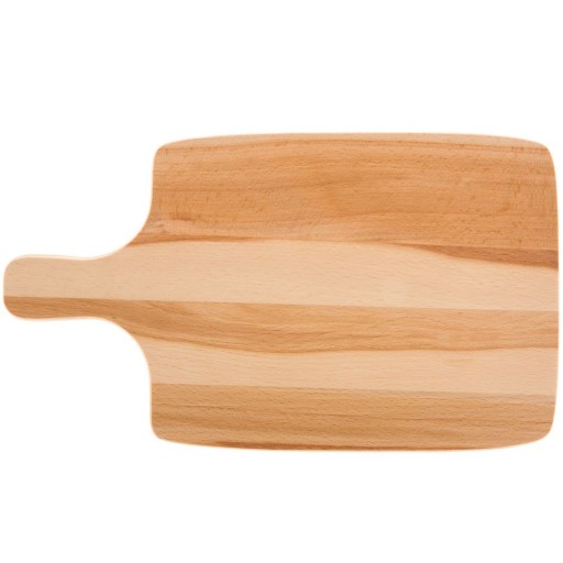 Drevená obdĺžniková doska na krájanie s rukoväťou Woody 38 x 22 cm DOMOTTI