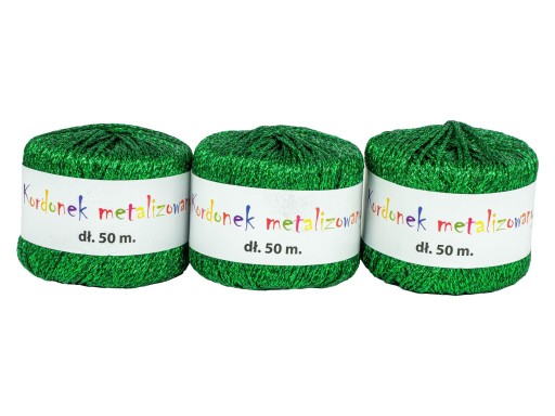 Cordonek KOB-05, metalická zelená - 1 ks
