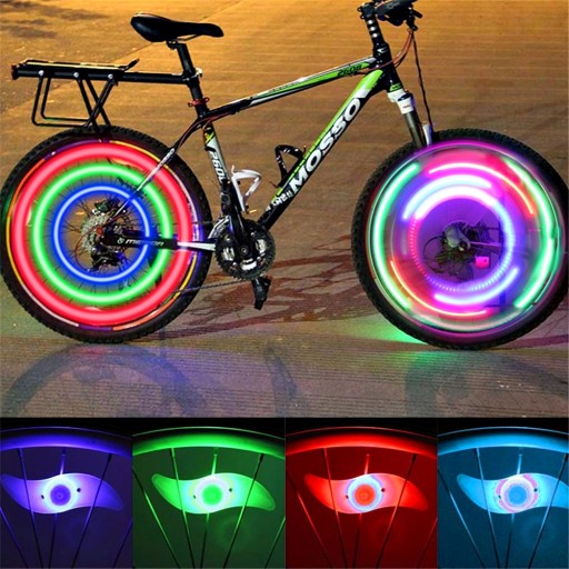 FAREBNÝ NÁSTROJ NA BICYKEL LED