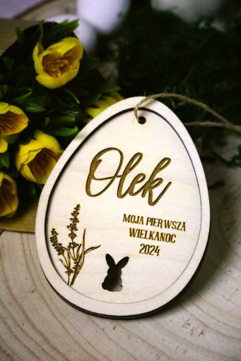 VEĽKONOČNÝ PRÍvesok S MENOM Veľkonočný prívesok MOJE PRVÉ VEĽKONOČNÉ