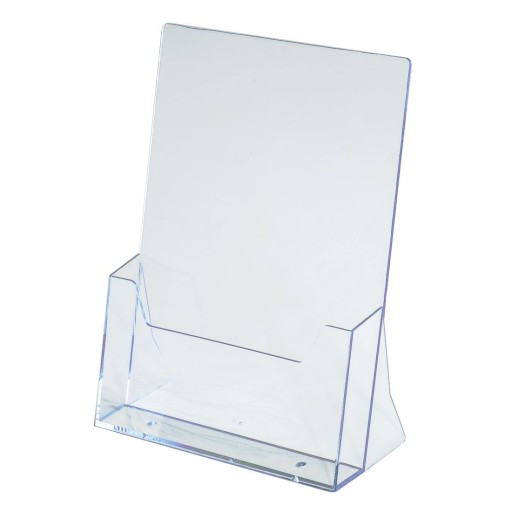 Stojan na vystavenie letákov A4 Akryl Plexi A4