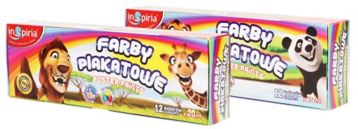 INSPIRIA POSTER FARBY 12 FARIEB 20 ML