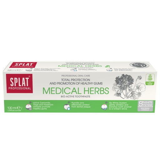 SPLAT MEDICAL HERBS zubná pasta na ochorenia ďasien 100 ml