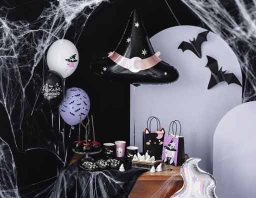 Latexové balóny, čarodejnica Halloween - 30 cm, 6 ks.