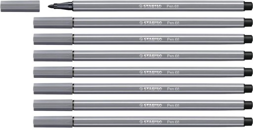 FINISH PEN 68 Stabilo čierne