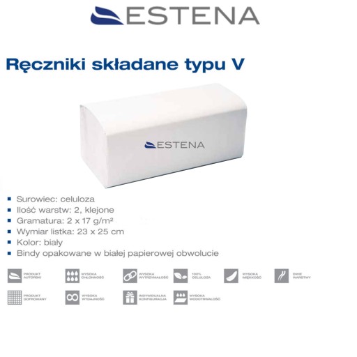ZZ-ZKLADANÁ PAPIEROVÁ UTERÁK, BIELA CELULÓZA 2W