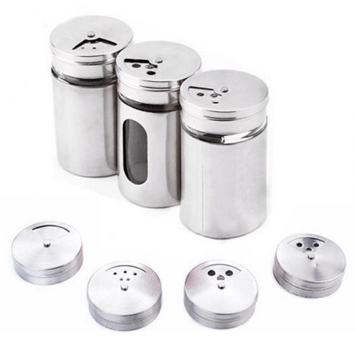 MODERNÁ SÚPRAVA SOĽNIČKY A PAPRIKA S NASTAVITEĽNÝM SKLOM, 2 kusy