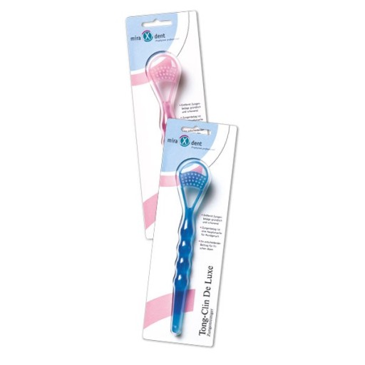 MIRADENT TONG CLIN TONGUE BRUSH RUŽOVÁ